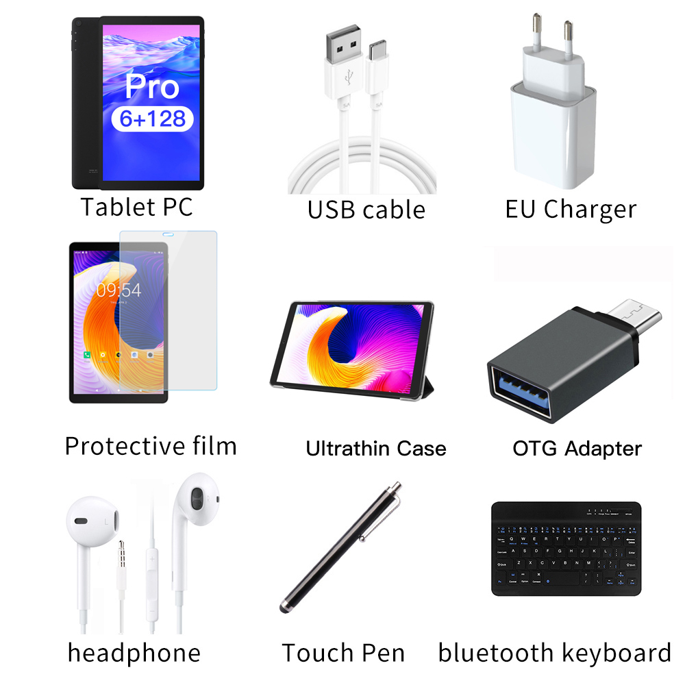 ALLDOCUBE iPlay20 Pro 10.1 inch Full HD Tablet UNISOC SC9863A A55 Octa Core 6GB RAM 128GB ROM Android 10.0 4G LTE