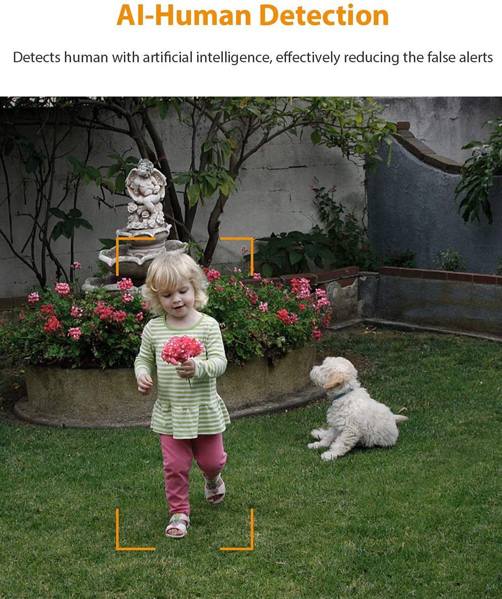 IMOU Bullet 2E 4MP Camera Colorful World, Even at Night Human Detection, 4MP, H.265, Smart Color Night Vision