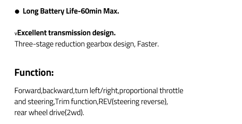 Diatone Q33 JH60810 1:76 Karting RC Car 60 Mins Playing Time with Q2 Romote Control RTR Package - Grey