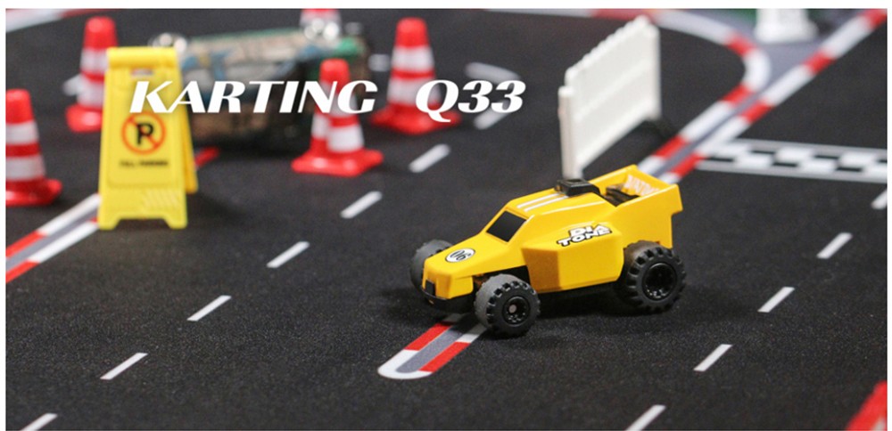Diatone Q33 JH60822 1:76 Karting RC Car FPV 20 Mins Playing Time with Q2 Romote Control - Blue