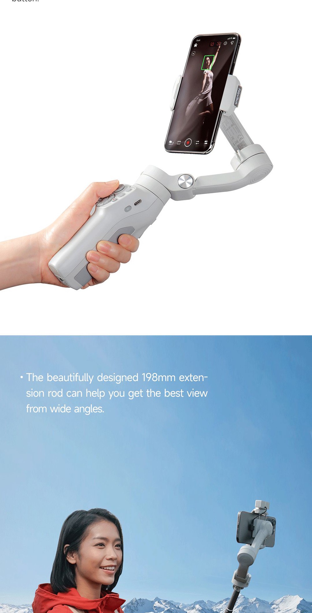 FeiyuTech Vimble 3 Anti-shake 3-Axis Foldable Handheld Gimbal Stabilizer for Smartphone