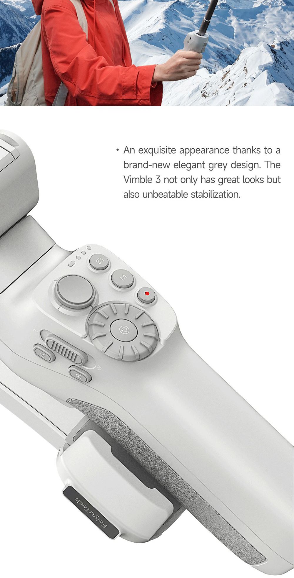 FeiyuTech Vimble 3 Anti-shake 3-Axis Foldable Handheld Gimbal Stabilizer for Smartphone