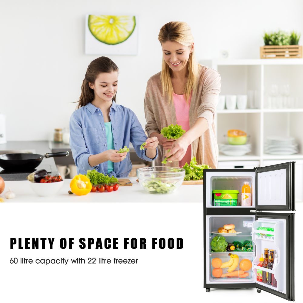 Best deal โ๏ธ Fridge-freezer Double-door, 60L Total Volume, 22L Freezer Volume, 38L Refrigerate Volume 172 kWh/annum, -27 -13 Celsius ๐ 26 Fridge-freezer Double-door, 60L Total Volume, 22L Freezer Volume, 38L Refrigerate Volume 172 kWh/annum, -27 -13 Celsius