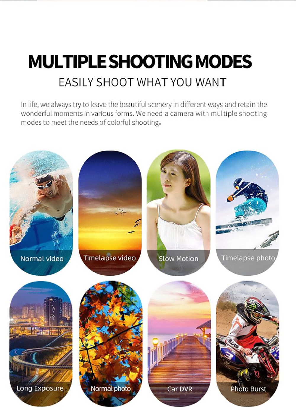 Hawkeye Firefly Q7 120 Degree Wide Angle 1080P 30FPS HD Mini WiFi FPV Action Sport Camera Aerial Camcorder - Orange