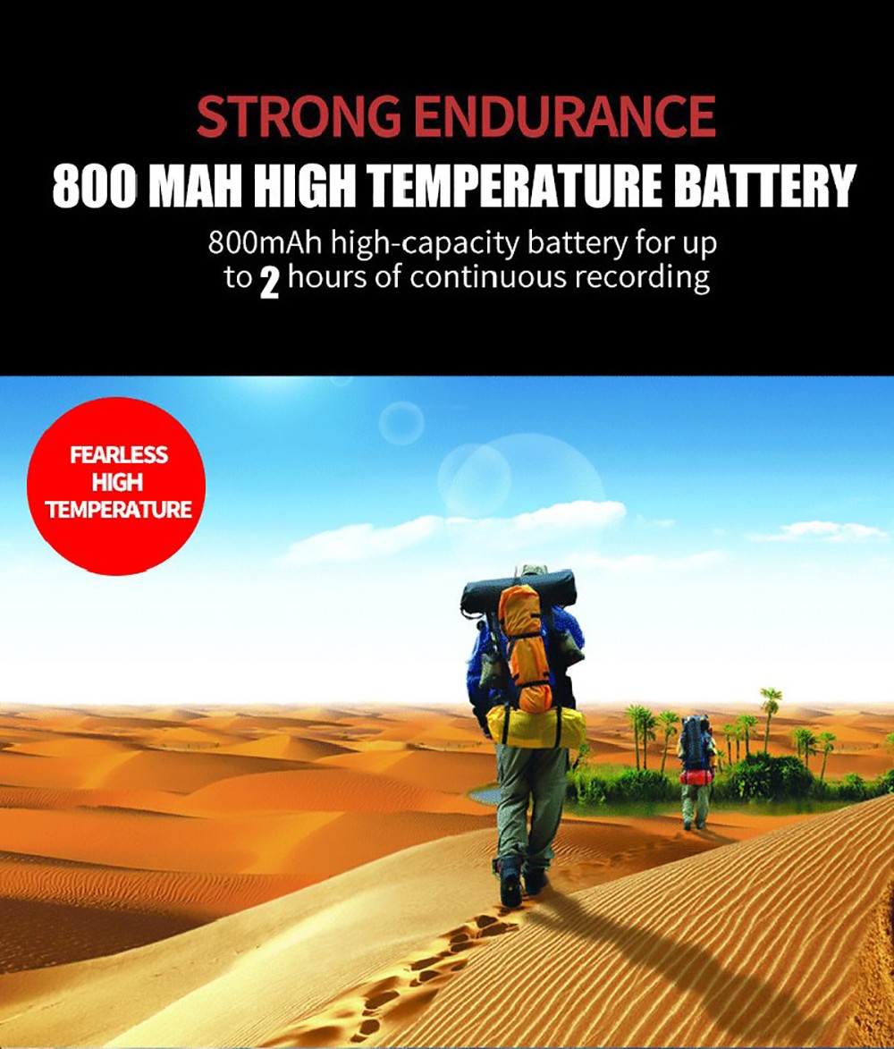 Hawkeye Firefly Q7 120 Degree Wide Angle 1080P 30FPS HD Mini WiFi FPV Action Sport Camera Aerial Camcorder - Orange