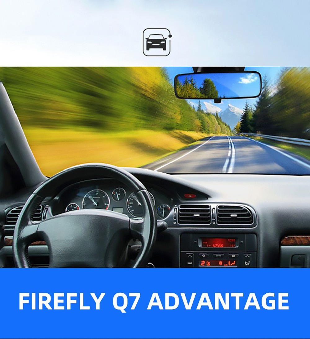 Hawkeye Firefly Q7 120 Degree Wide Angle 1080P 30FPS HD Mini WiFi FPV Action Sport Camera Aerial Camcorder - Yellow