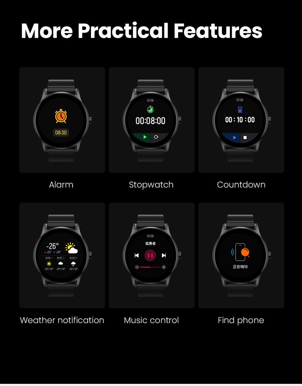 Haylou LS09A Smartwatch 1.28-Inch TFT Display BT5.1 SpO2 Heart Rate,Sleep Monitor 12 Sports Modes