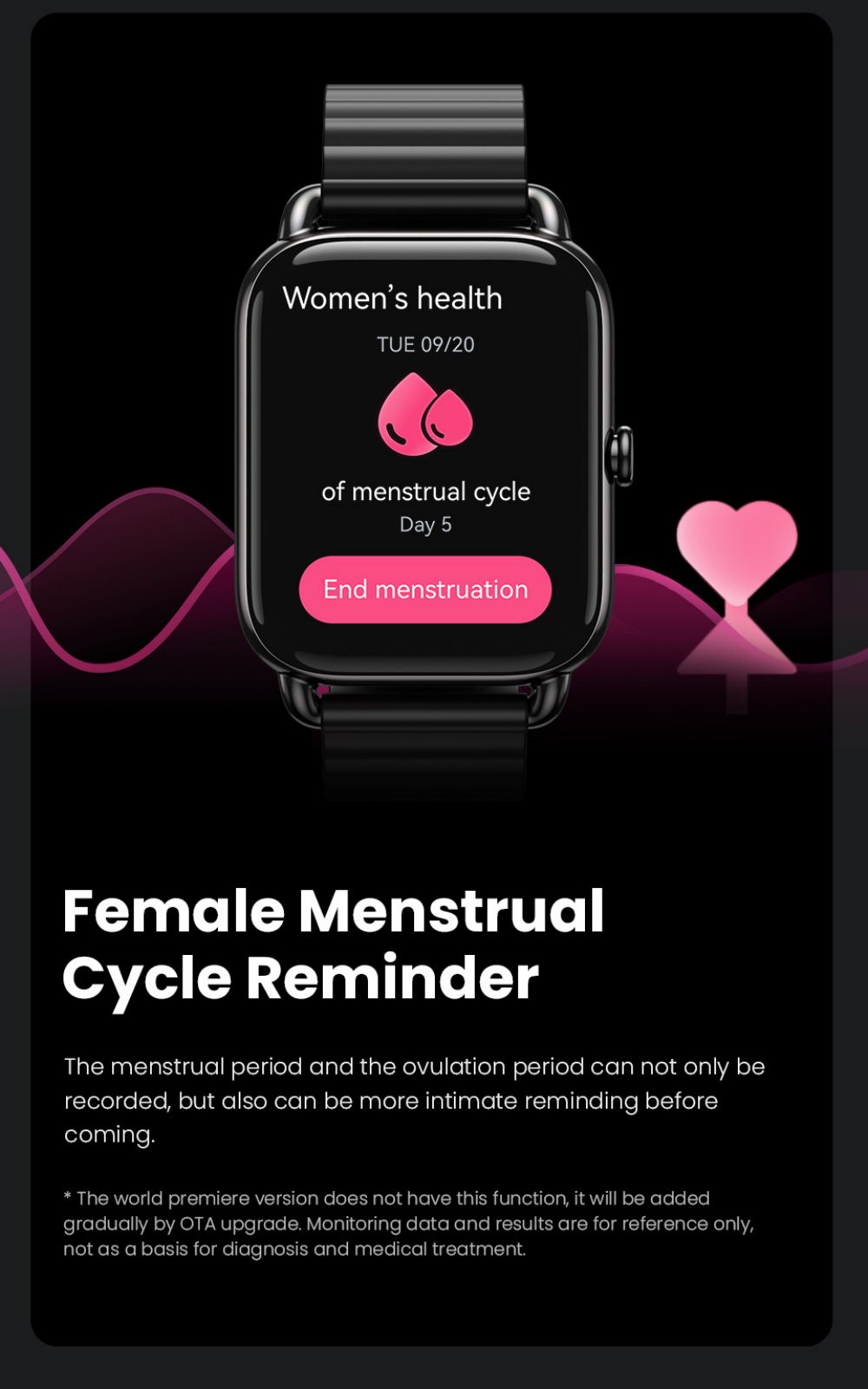 Haylou RS4 Plus Smartwatch 1.78-Inch Retina AMOLED HD Display 105 Sports Mode SpO2 Heart Rate - Gold Magnetic Strap