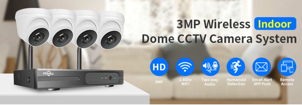 Hiseeu 3MP 8CH CCTV Security Camera System Wireless NVR H.265 Two-Way Audio Kit HD 1536P Indoor Home Video Surveillance 14 Hiseeu 3MP 8CH CCTV Security Camera System Wireless NVR H.265 Two-Way Audio Kit HD 1536P Indoor Home Video Surveillance