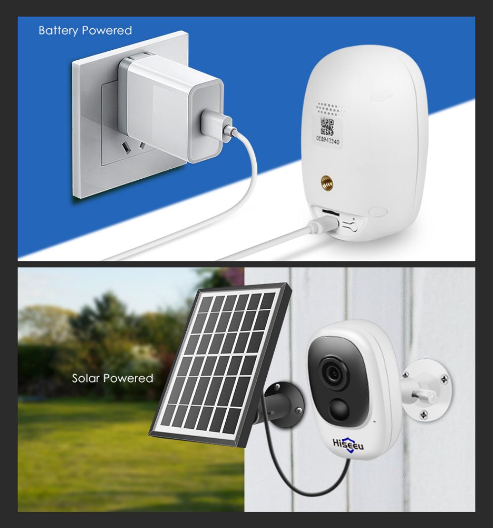 Hiseeu C10 1080P WIFI Battery Camera IP Outdoor Rechargeable Wireless IP Camera PIR Waterproof Motion Detect App View 23 Hiseeu C10 1080P WIFI Battery Camera IP Outdoor Rechargeable Wireless IP Camera PIR Waterproof Motion Detect App View