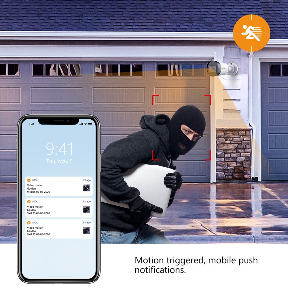 IMOU Bullet Lite Video Monitor IP67 Weatherproof Outdoor Camera Built-in Micro Alarm Night Vision Wifi IP Camera 24 Imou Bullet Lite Video Monitor IP67 Weatherproof Outdoor Camera Built-in Micro Alarm Night Vision Wifi IP Camera