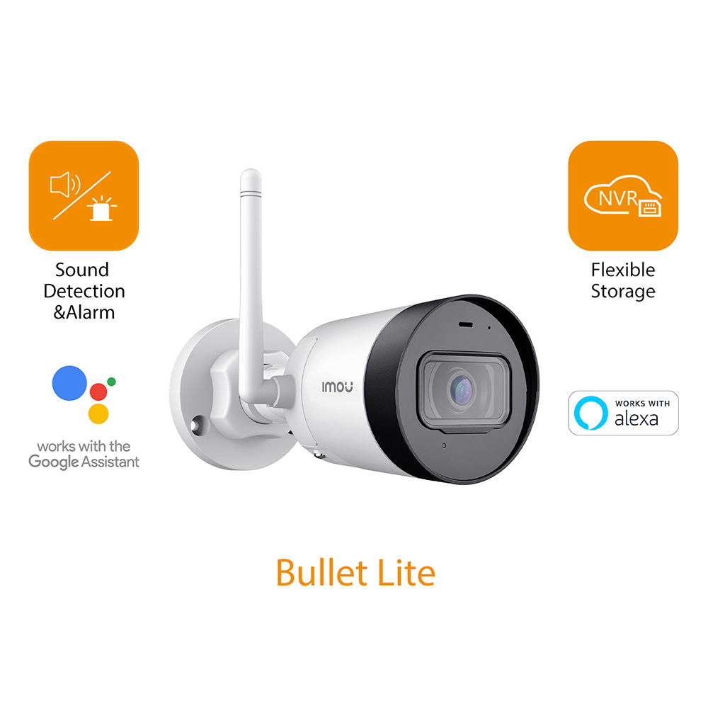 IMOU Bullet Lite Video Monitor IP67 Weatherproof Outdoor Camera