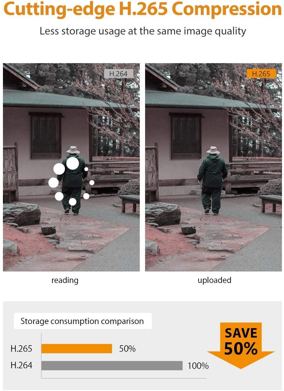 Imou Cruiser Outdoor Security Camera with Spotlight, 110dB Siren, Color Night Vision, 1080P Panoramic Camera, IP66