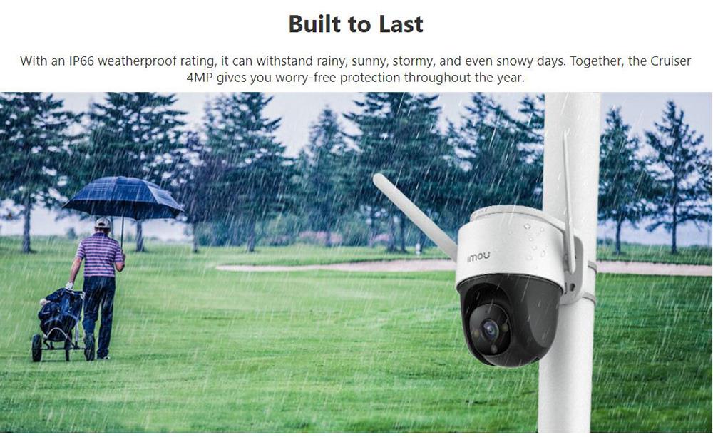 Imou Cruiser SE 4MP Outdoor Security Camera with Spotlight,110dB Siren,Color Night Vision,1080P Panoramic Camera, IP66