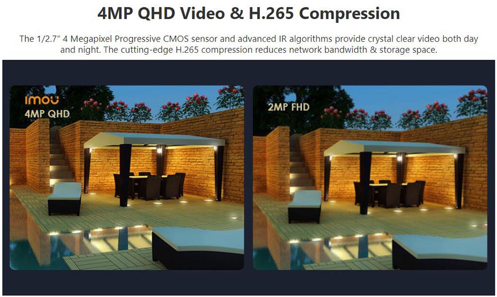 Imou Cruiser SE 4MP Outdoor Security Camera with Spotlight,110dB Siren,Color Night Vision,1080P Panoramic Camera, IP66