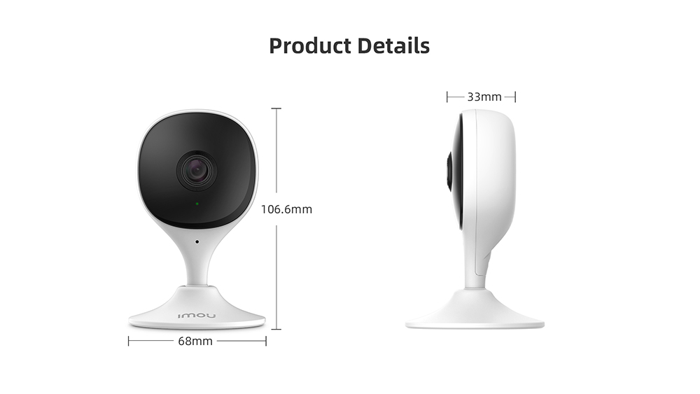 Imou Cue 2c 1080P IP Wifi Camera Baby Monitor Camera Human Detection H265 Compact Smart Night Vision Camera
