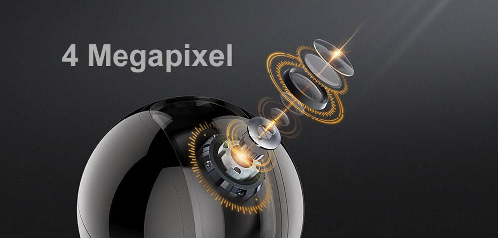 Imou REX 4MP Wifi IP Camera 360 Indoor AI Human Detection Camera Night Vision PTZ Surveillance Camera Smart Home