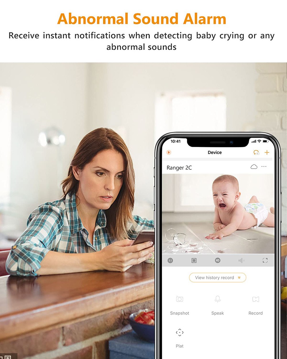 Imou Ranger 2C 2MP Home Wifi 360 Camera Human Detection Night Vision Baby Security Surveillance Wireless IP Camera