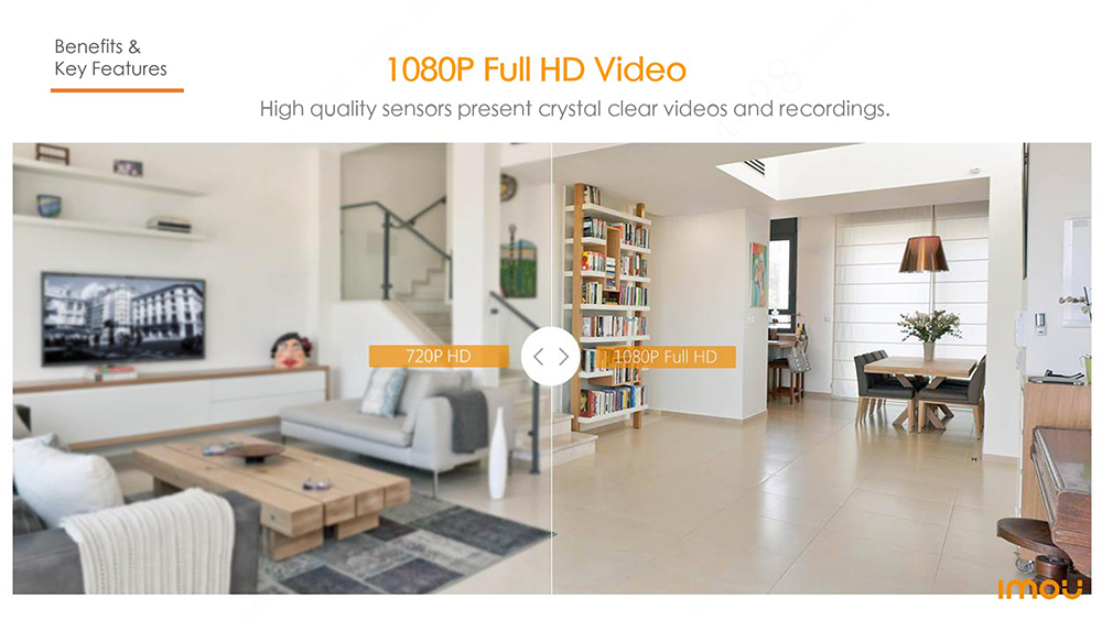 Imou Ranger 2S Wifi IP Camera 360 Indoor AI Human Detection Camera Night Vision PTZ Surveillance Camera Smart Home