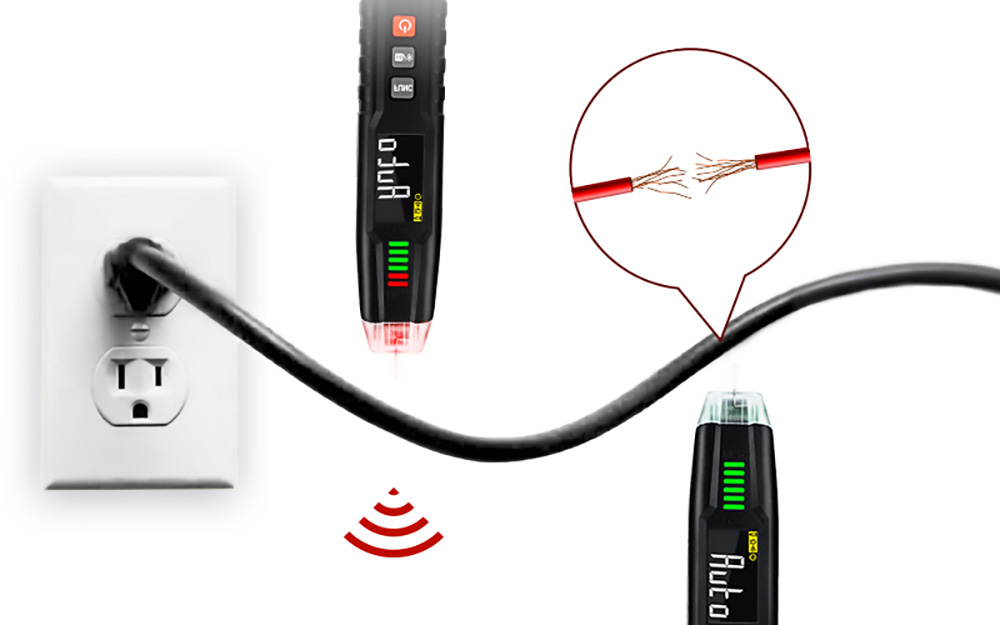 KAIWEETS ST100 Smart Pen Multimeter Digital Voltage Tester DC/AC Non-Contact Voltage Tester with Smart Auto Mode