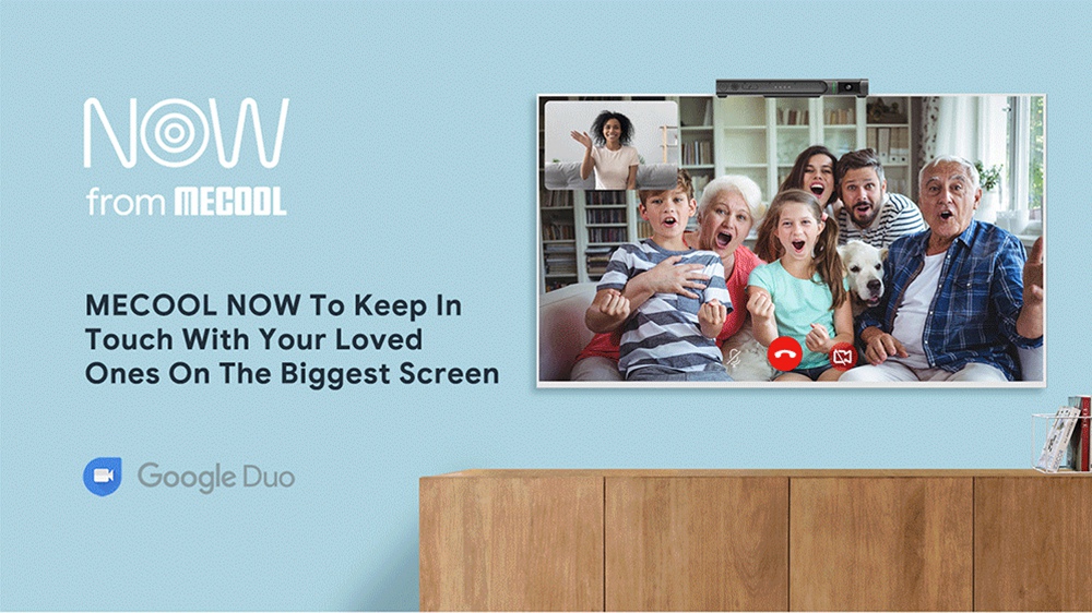 MECOOL KA2 Android TV 10.0 TV BOX with camera S905X4 2G RAM 16G ROM 2.5G+5G WIFI Bluetooth Video calling speaker MIC