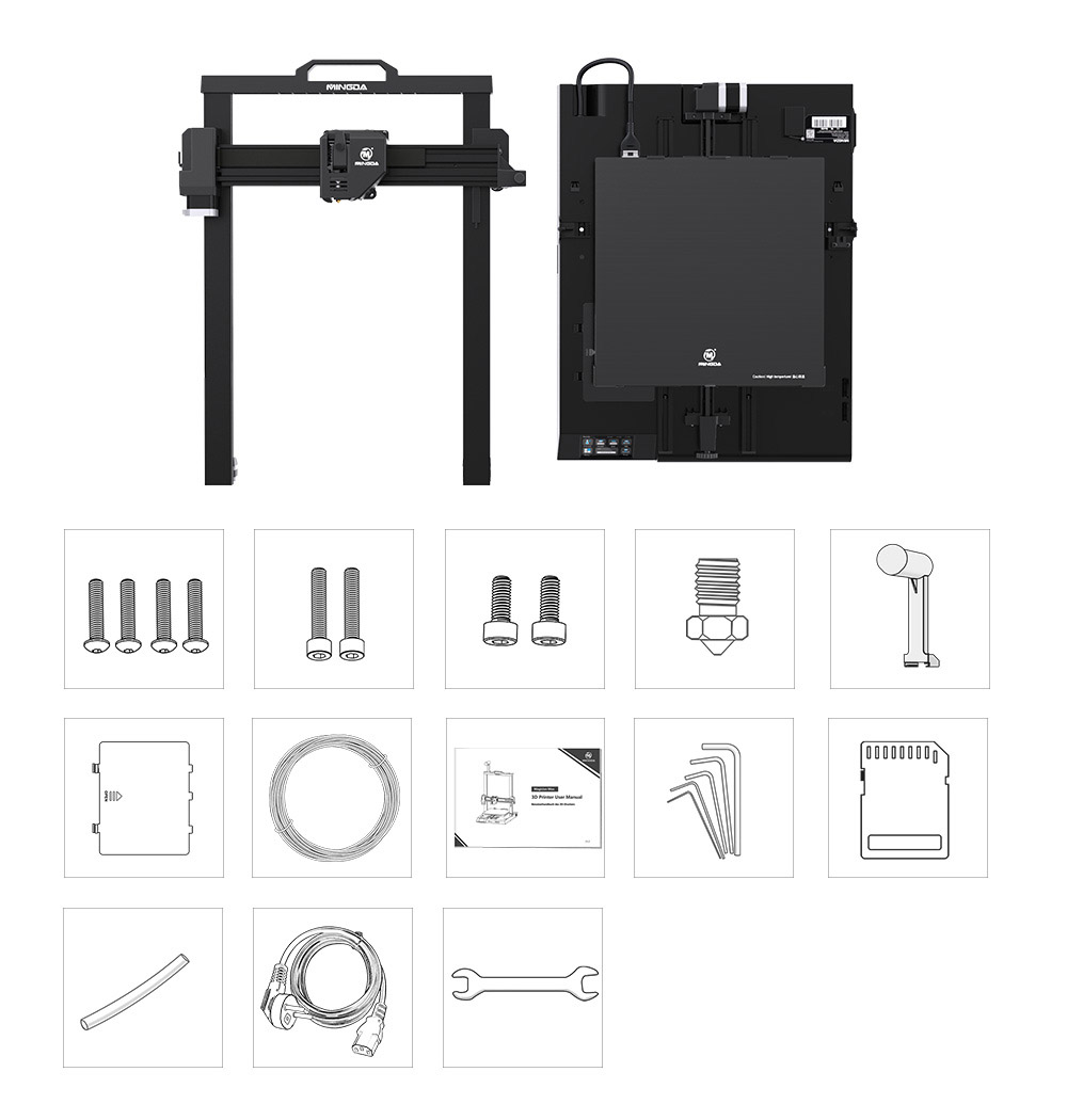 MINGDA Magician Max Modular FDM 3D Printer, Auto Leveling, Double Gears Direct Extrusion, Printing Size 320*320*400mm