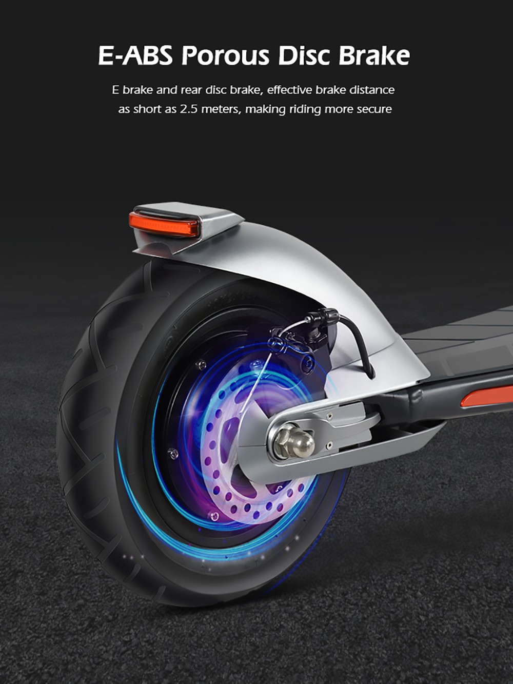 Mankeel Silver Wings Electric Scooter 10'' Tires 9Ah Battery 35km Range 120kg Max Load