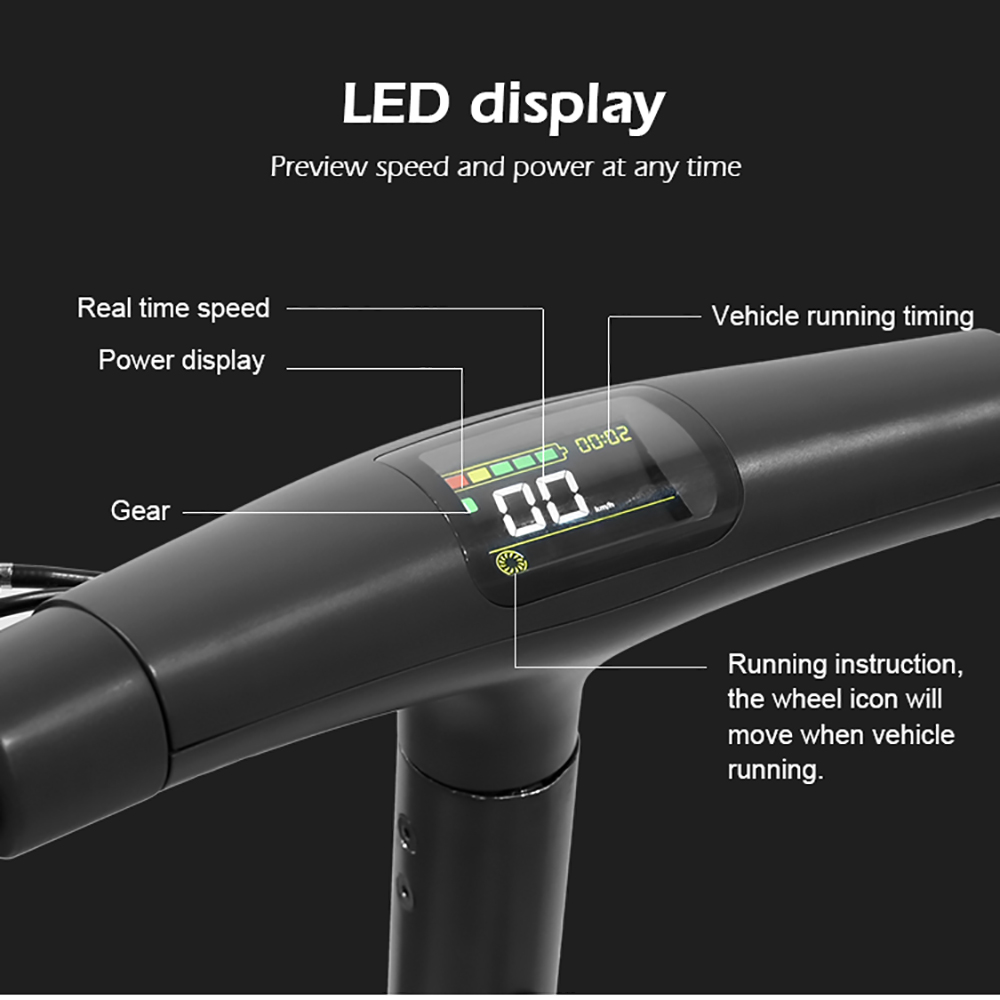 Mankeel Silver Wings Electric Scooter 10'' Tires 9Ah Battery 35km Range 120kg Max Load