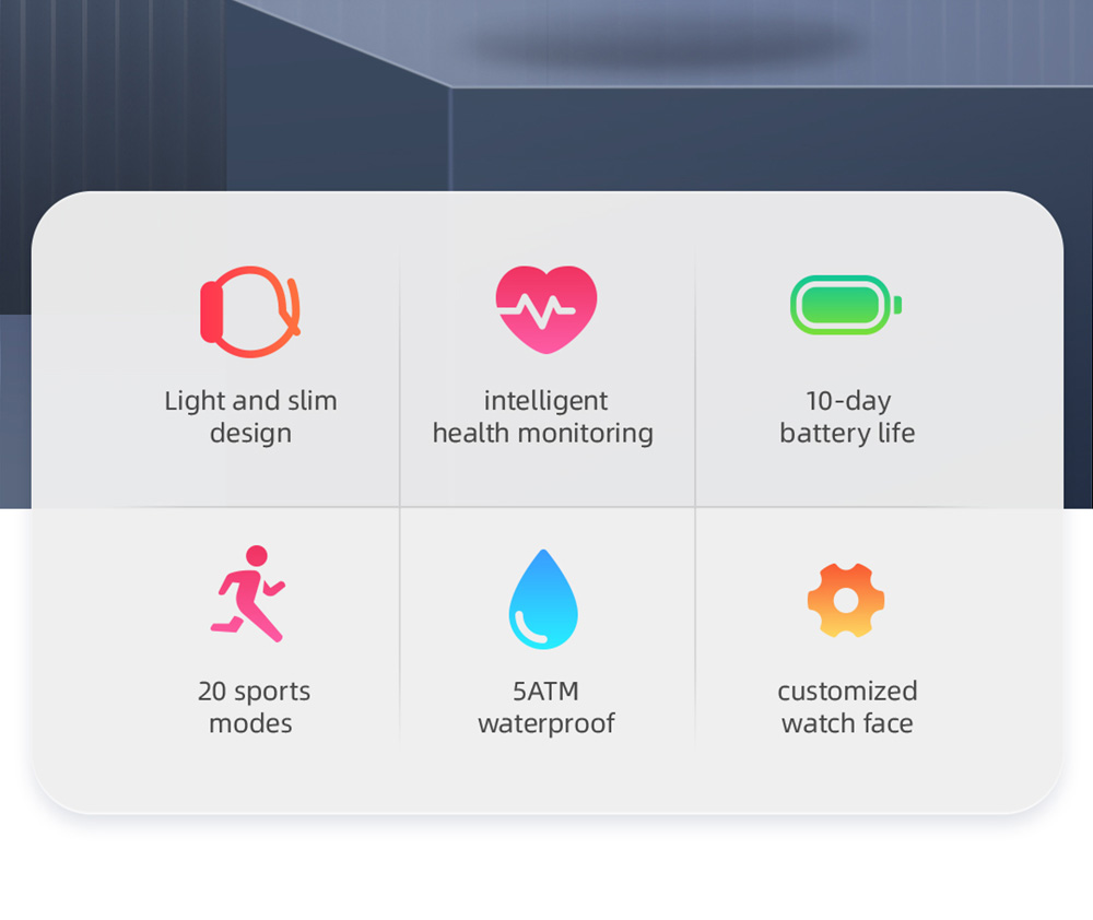 Mibro A1 Smartwatch 1.28'' HD Touch Screen BT5.0 Heart Rate SpO2 Sensor, 20 Sports Modes, 5ATM Waterproof - Black