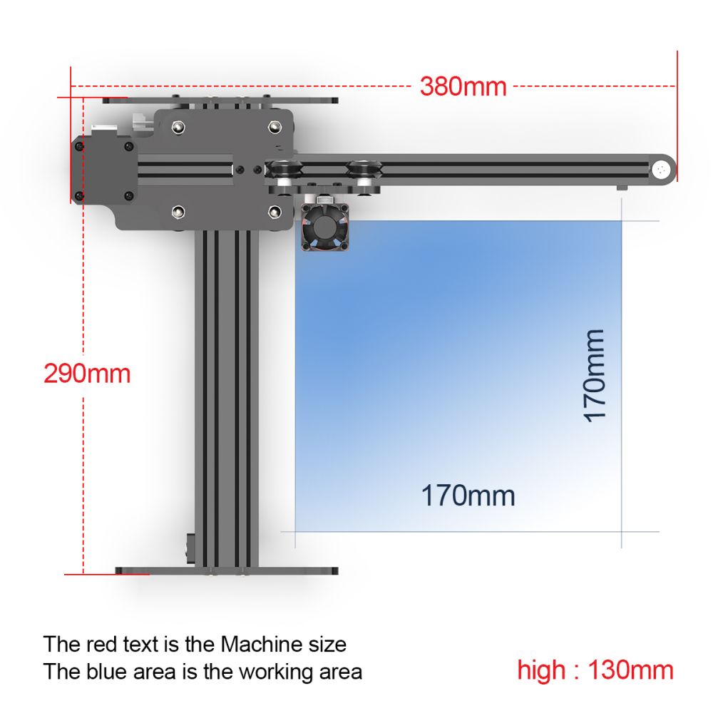 NEJE 3 N30820 40W CNC Laser Engraver Cutting Machine Router Portable Wood Cutters 3D Printer Bluetooth APP Control