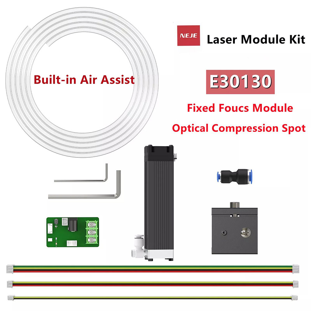 NEJE E30130 Optical Compression Spots Fixed Focus Laser Module Kit for CNC Laser Engraver Wood Cutter Metal Mark Tools
