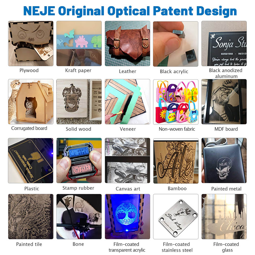 NEJE E30130 Optical Compression Spots Fixed Focus Laser Module Kit for CNC Laser Engraver Wood Cutter Metal Mark Tools