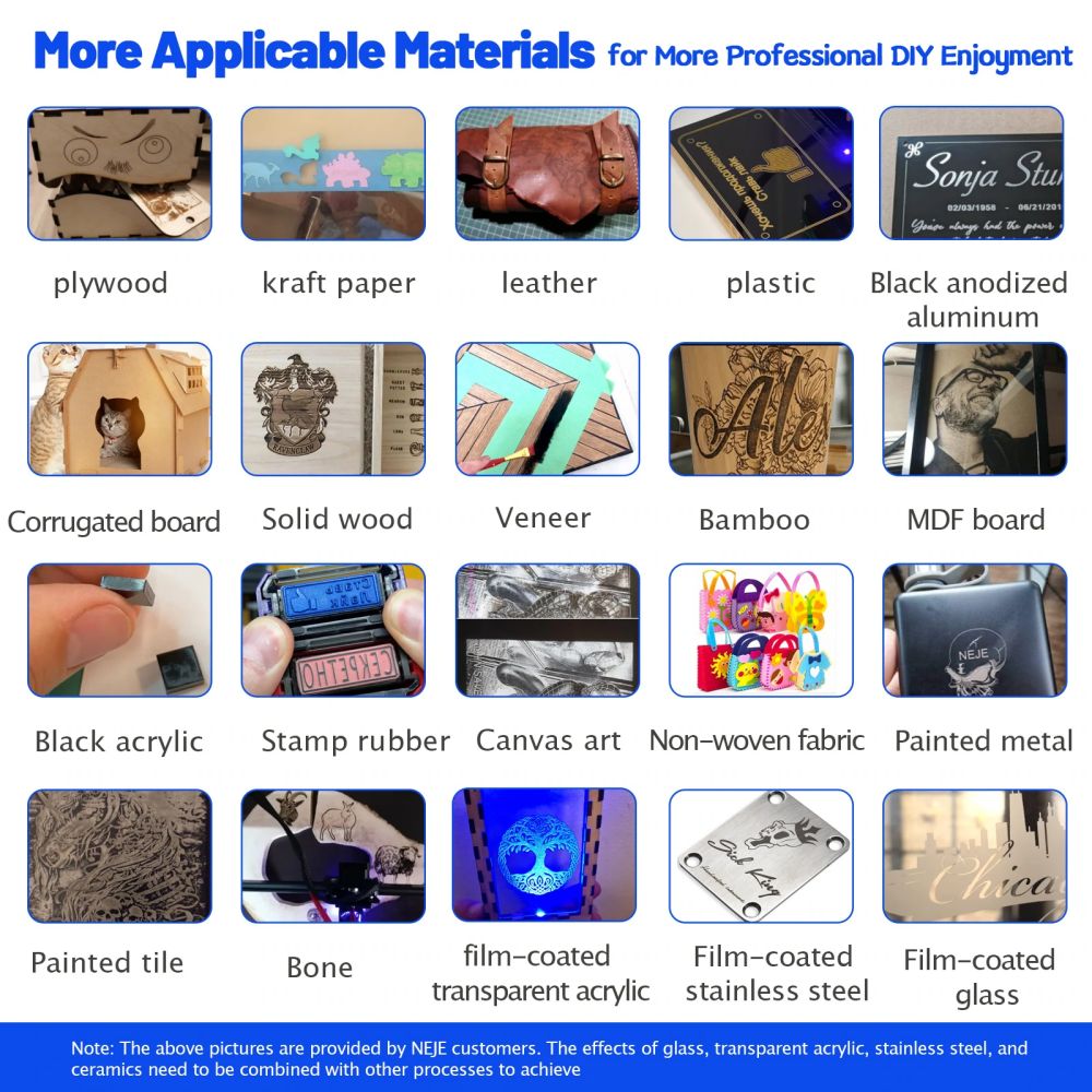 NEJE N40630 Laser Module Head Kit TTL 450nm Blue Light for Professional CNC Router Laser Engraver Wood Cutting Engraving