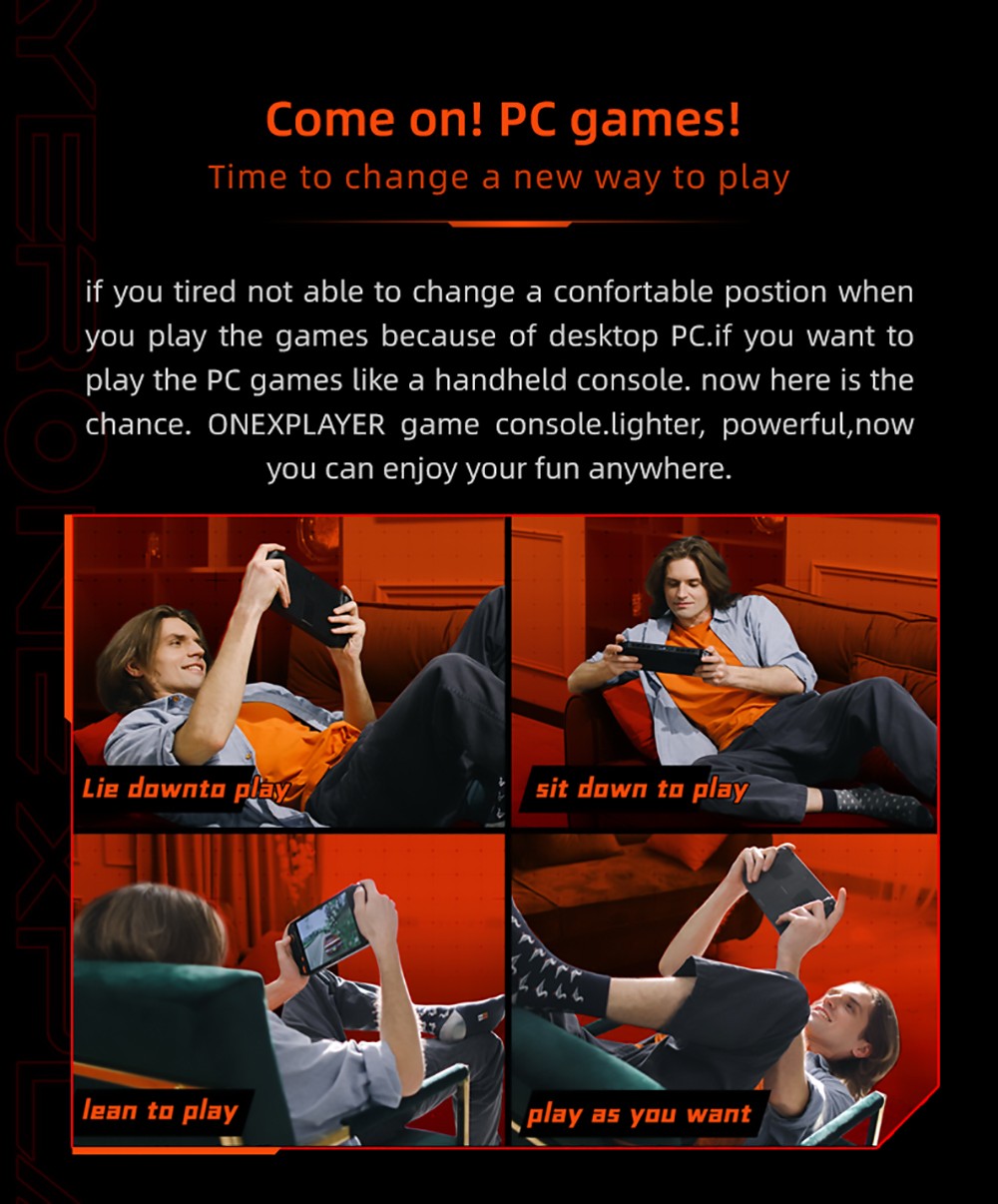 ONE Netbook ONEXPlayer Game Console, 8.4 Inches 2.5K Display, AMD Ryzen 7 5800U CPU, 16GB RAM 2TB SSD, WiFi6