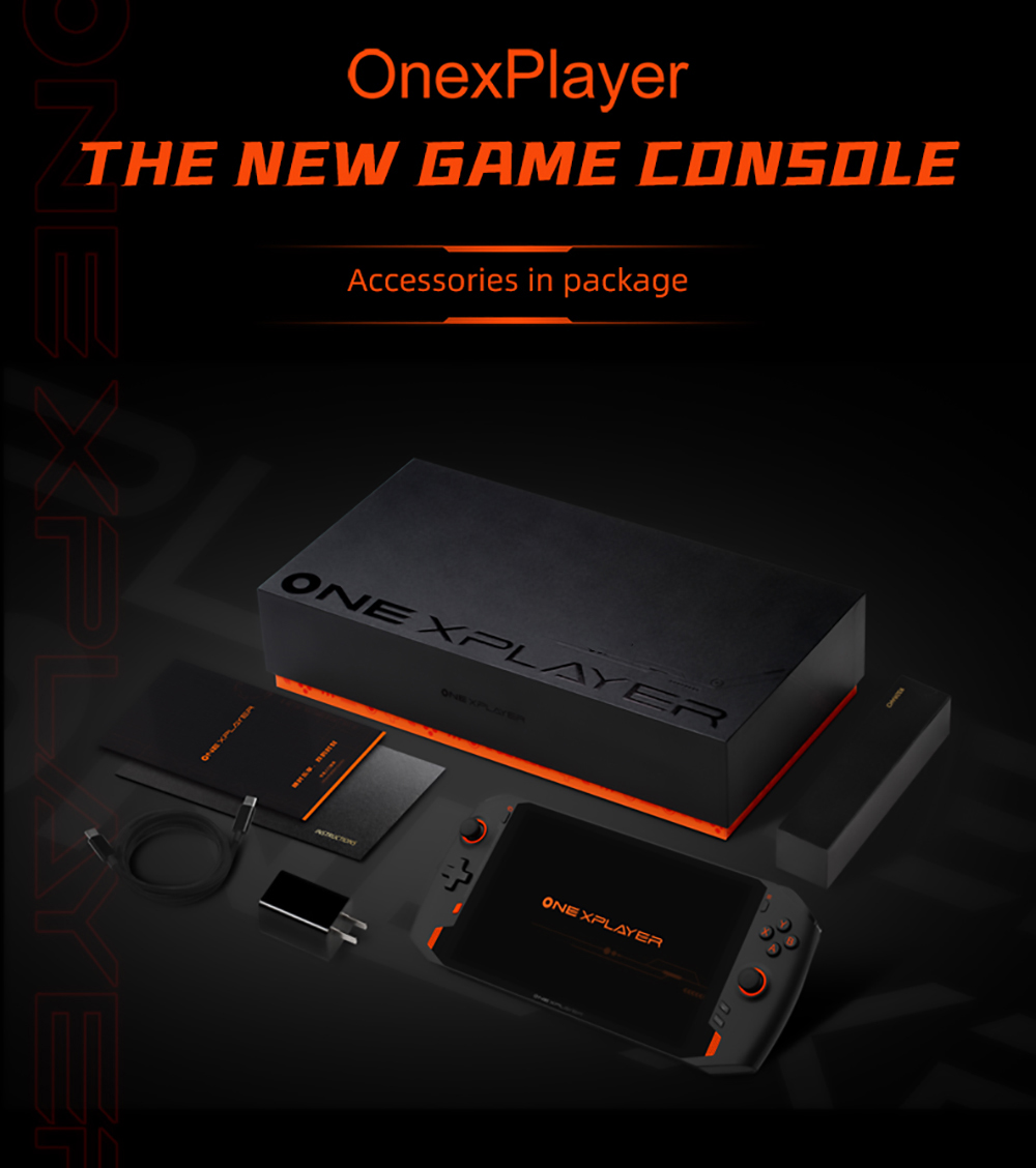 ONE Netbook ONEXPlayer Game Console, 8.4 Inches 2.5K Display, AMD Ryzen 7 5800U CPU, 16GB RAM 2TB SSD, WiFi6