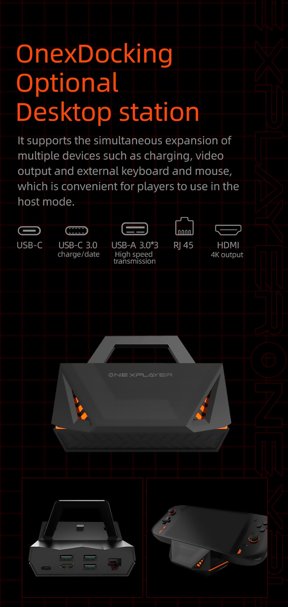 ONE Netbook ONEXPlayer Mini Game Console 7 Inches Touch screen AMD Ryzen 7 5800U CPU, 16GB RAM 512GB SSD WiFi6