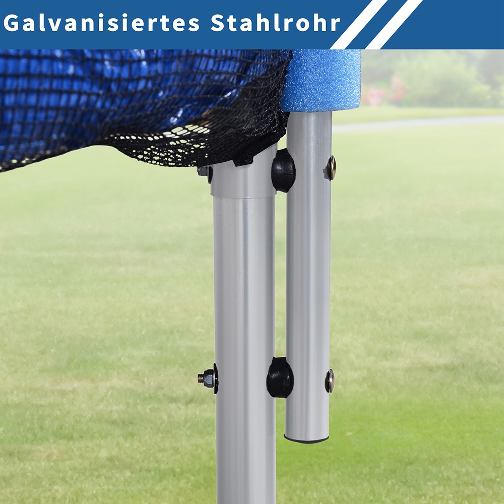 Outdoor Trampoline With Safety Fence And Ladder, 10FT Garden Trampoline With 150KG Passed GS And TUV Test