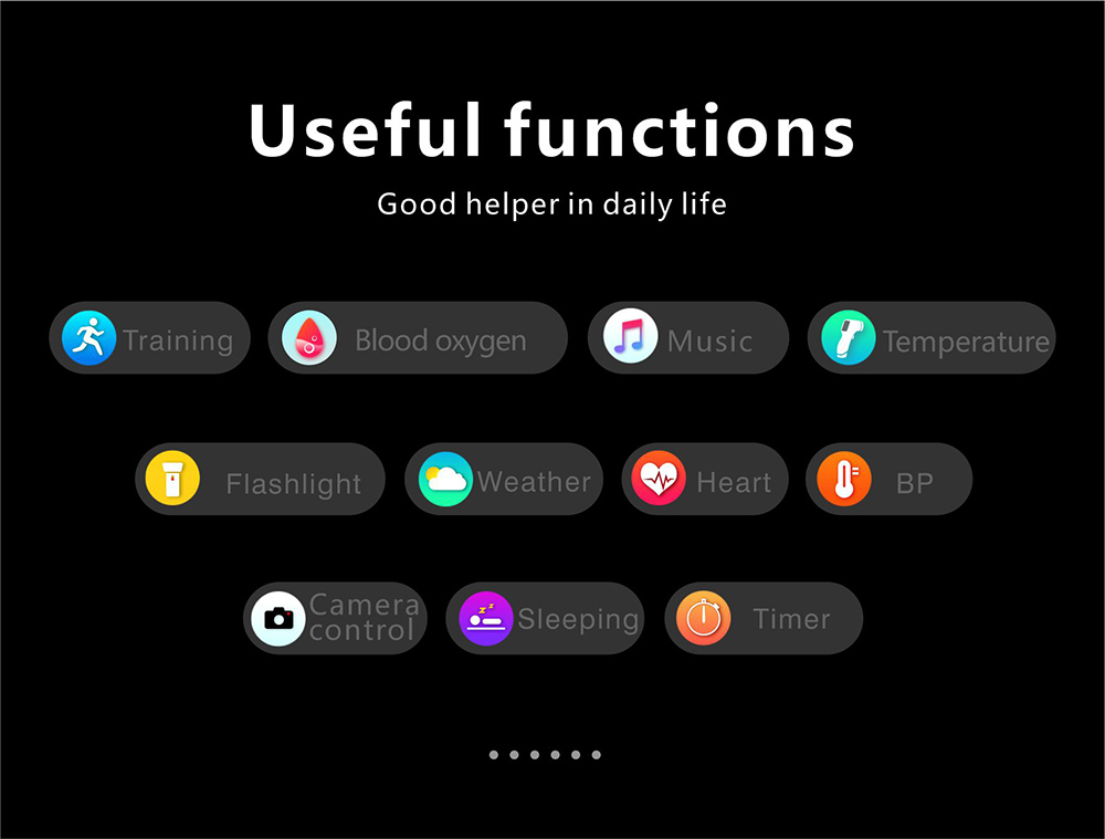 Q9 Pro GT2 Smartwatch 1.85'' TFT HD Touch Screen BT5.0 Heart Rate Blood Pressure SpO2 Monitor Fitness Tracker Black&Blue