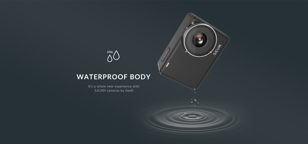 SJCAM SJ0 Pro Sports & Action Camera 4K/60FPS Sony IMX Sensor Waterproof up to 10m, 2.33'' IPS Touch Screen - Black