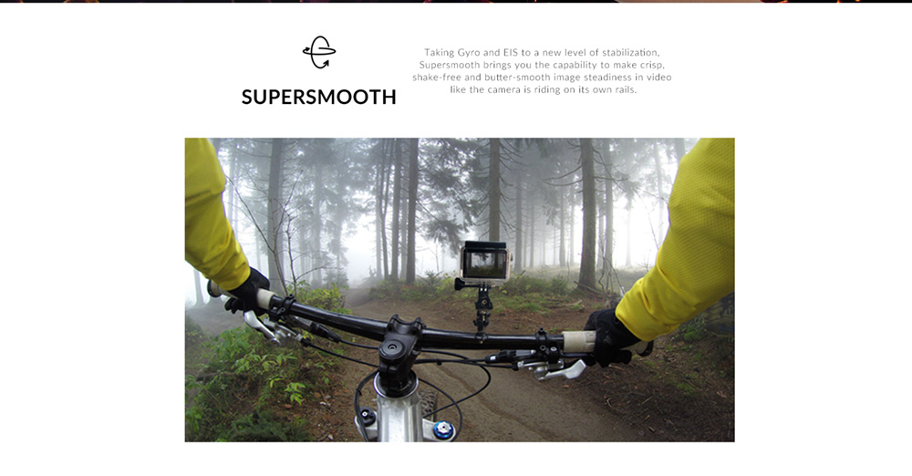 SJCAM SJ0 Pro Sports & Action Camera 4K/60FPS Sony IMX Sensor Waterproof up to 10m, 2.33'' IPS Touch Screen - Black