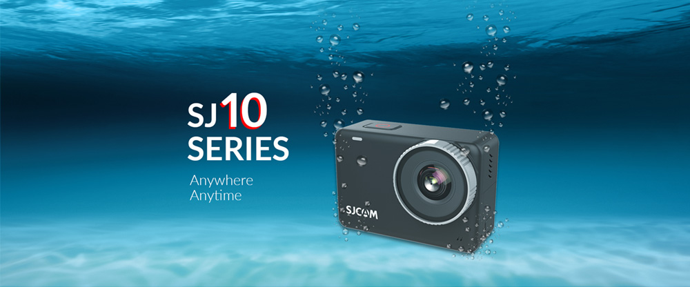 SJCAM SJ0 Pro Sports & Action Camera 4K/60FPS Sony IMX Sensor Waterproof up to 10m, 2.33'' IPS Touch Screen - Red