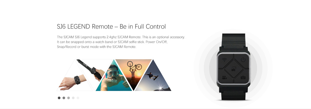 SJCAM SJ6 Legend Sports & Action Camera 4K/24FPS Waterproof, WiFi Remote Control 2.0'' LCD Touch Screen - Black 24 SJCAM SJ6 Legend Sports & Action Camera 4K/24FPS Waterproof, WiFi Remote Control 2.0'' LCD Touch Screen - Black