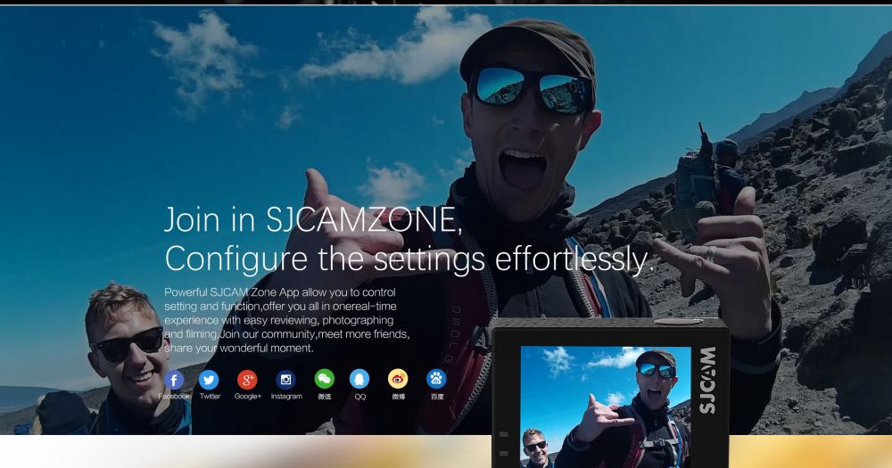 SJCAM SJ6 Legend Sports & Action Camera 4K/24FPS Waterproof, WiFi Remote Control 2.0'' LCD Touch Screen - Grey