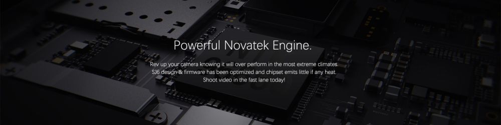 SJCAM SJ6 Legend Sports & Action Camera 4K/24FPS Waterproof, WiFi Remote Control 2.0'' LCD Touch Screen - Grey