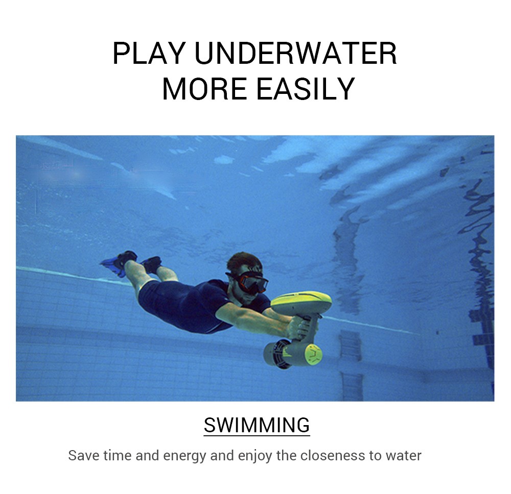 SMACO 2-in-1 600W Electric Underwater Propeller Two Speed Booster Diving Scuba Booster