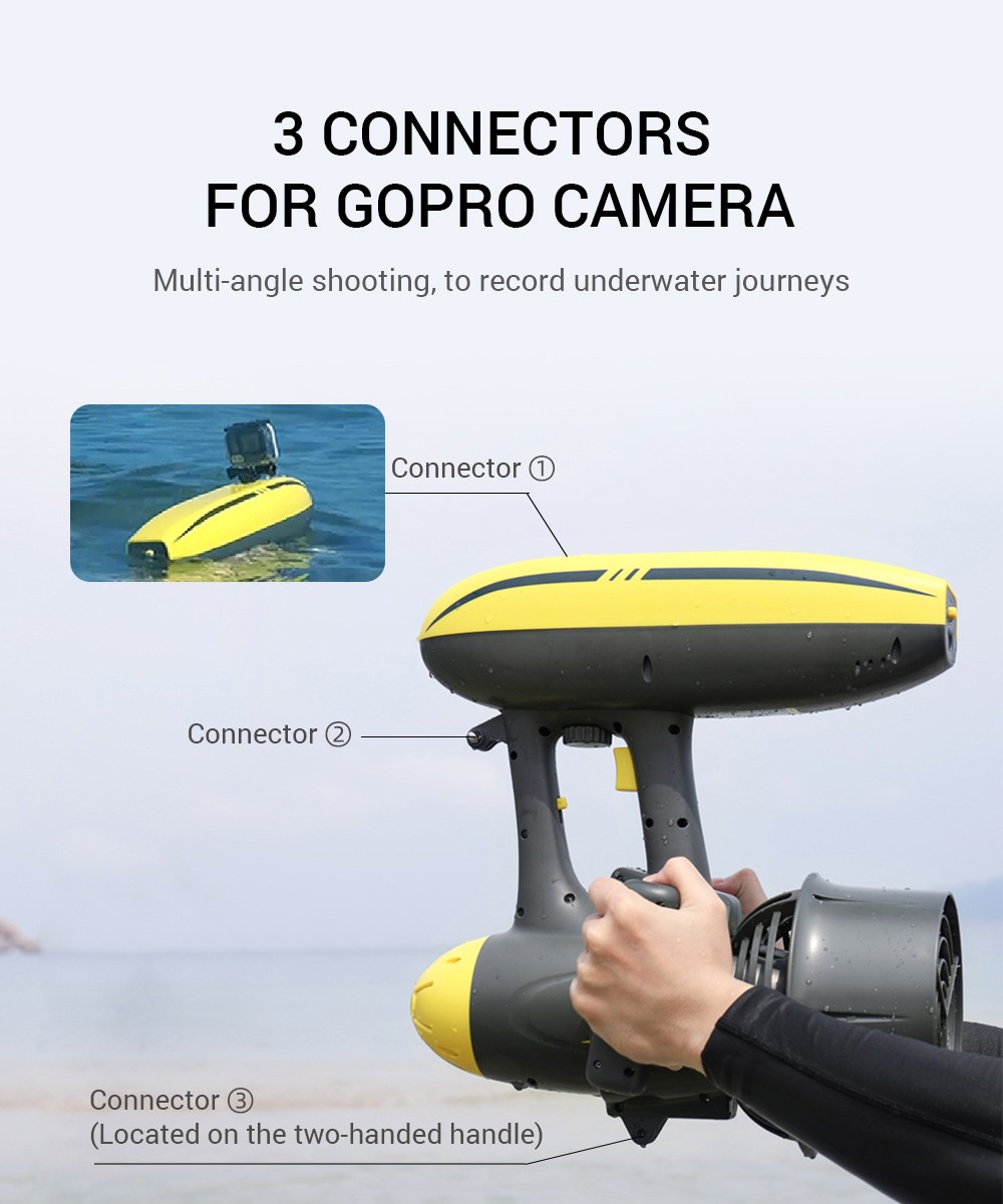 SMACO AH00040 2in1 600W Electric Underwater Propeller