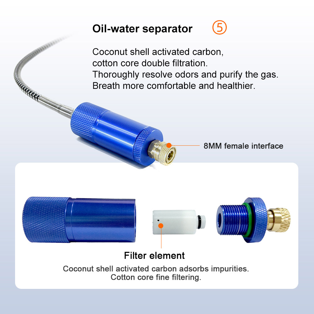 SMACO Diving Cylinder Inflator High Pressure Hand Pump