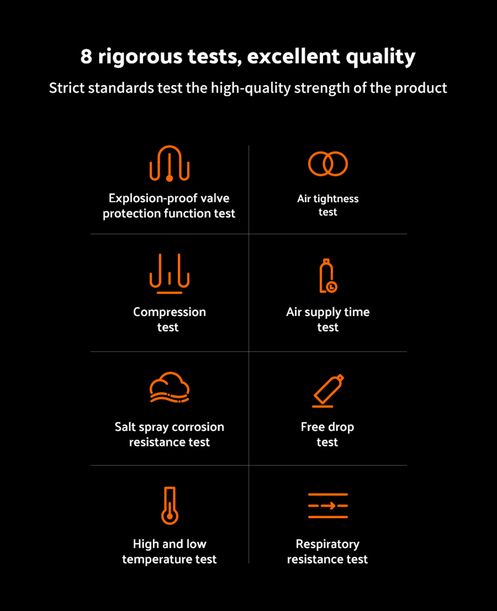 SMACO S400 1L Mini Scuba Diving Tank With DOT Certified 15-20 Minutes Using Time 1L Portable Bag - Black 16 SMACO S400 1L Mini Scuba Diving Tank with DOT Certified 15-20 Minutes Using Time 1L Portable Bag - Black