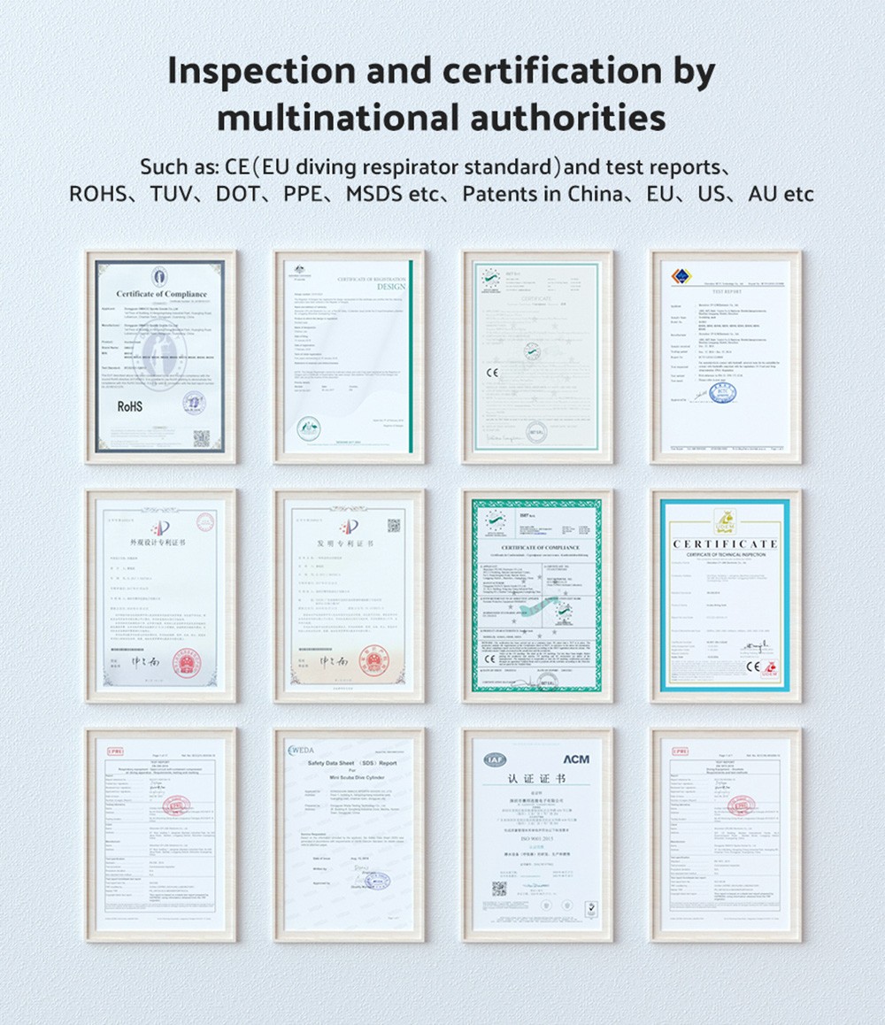 SMACO S400 1L Mini Scuba Diving Tank With DOT Certified 15-20 Minutes Using Time 1L Portable Bag - Black 17 SMACO S400 1L Mini Scuba Diving Tank with DOT Certified 15-20 Minutes Using Time 1L Portable Bag - Black