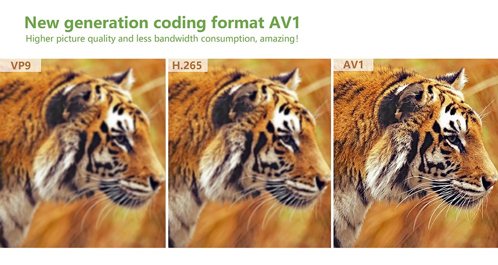 TANIX W2 TV BOX Android 11 Amlogic S905W2 Quad Core ARM Cortex A53 2G DDR4 RAM 16GB ROM 2.4G+5G WiFi BT 4K - US Plug